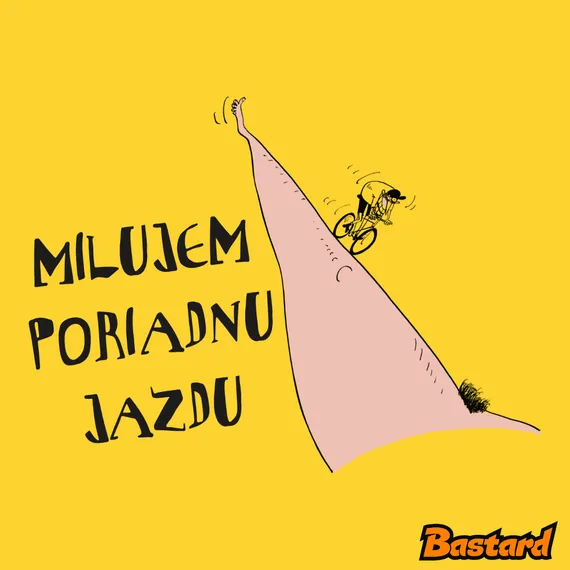 Vtipné tričko Milujem jazdu