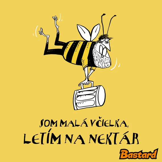 Vtipné tričko Malá včielka